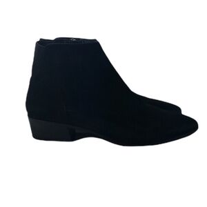 Aquatalia Black Suede Ankle Boots